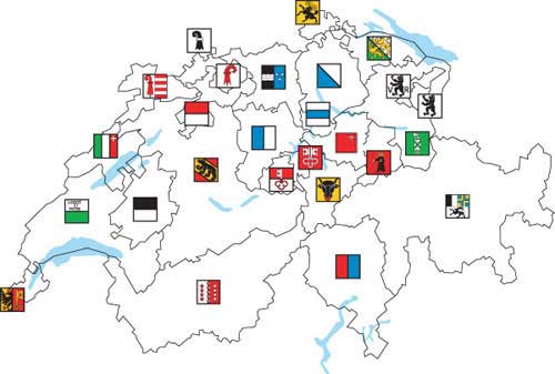 Kantonalparteien der BDP Schweiz