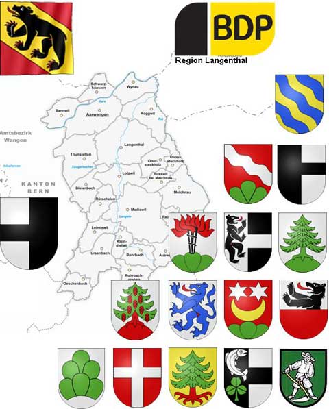 Gemeinden der BDP Region Langenthal